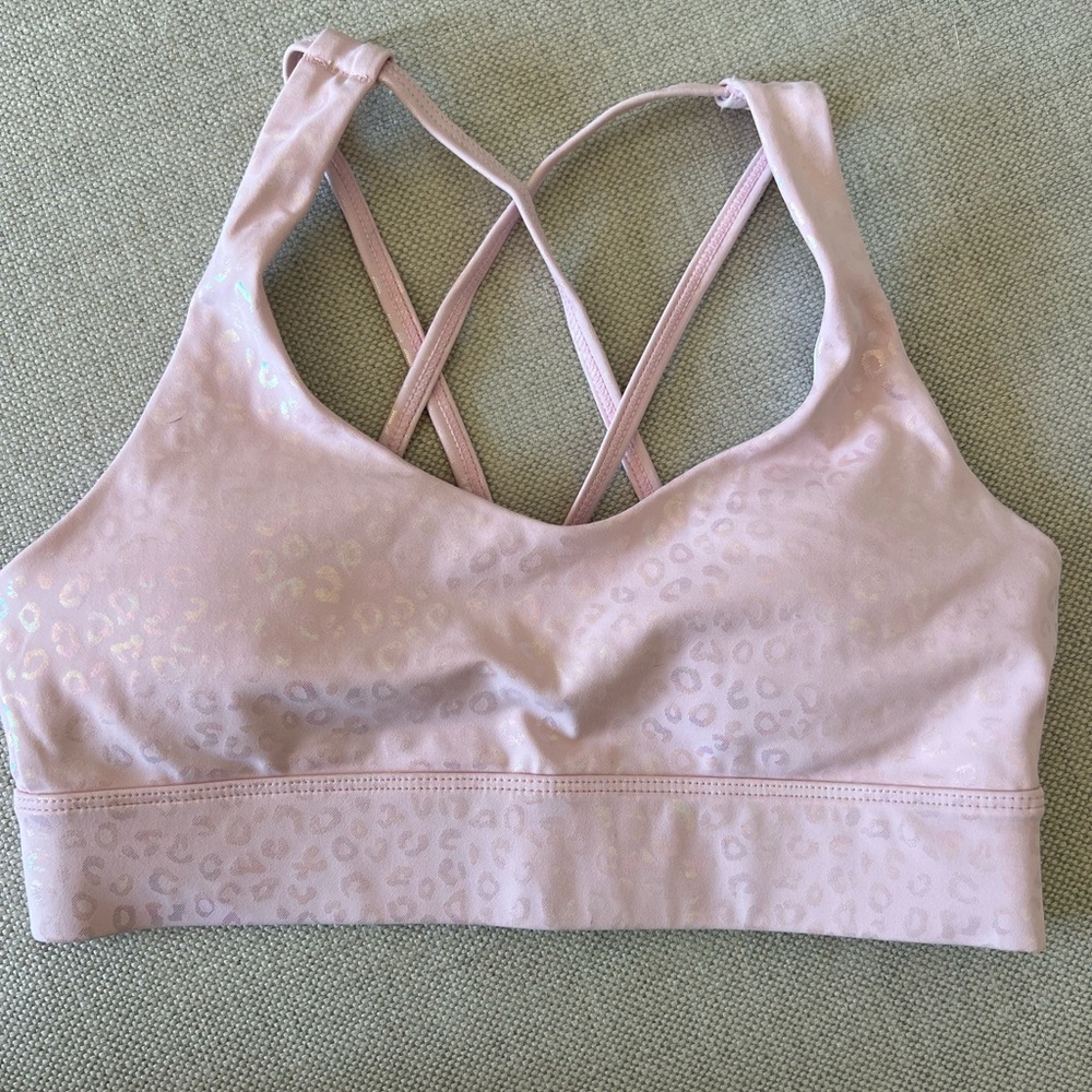 Pink Zyia sports bra